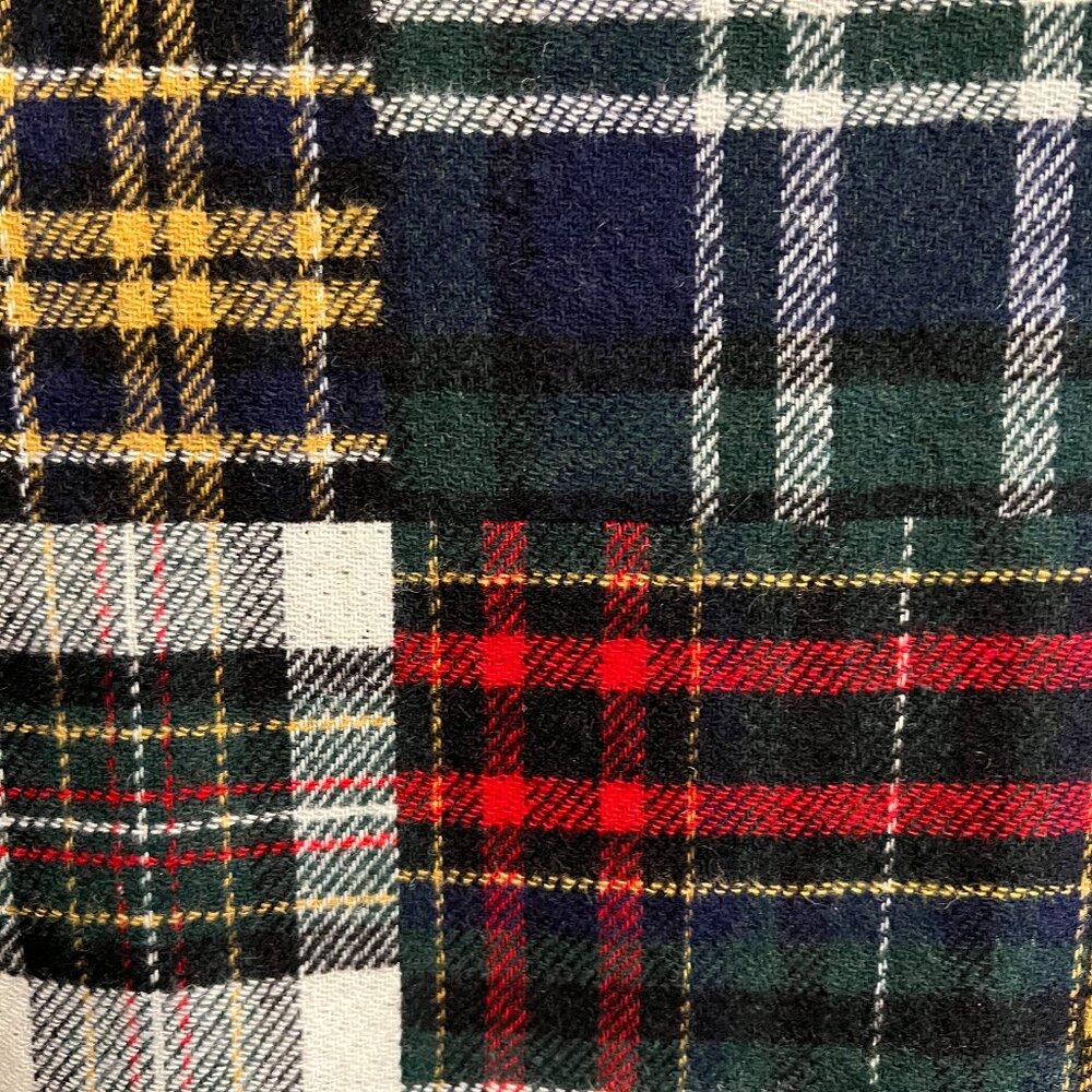 Banana Republic Multi-Colored Patchwork Plaid Woo… - image 5